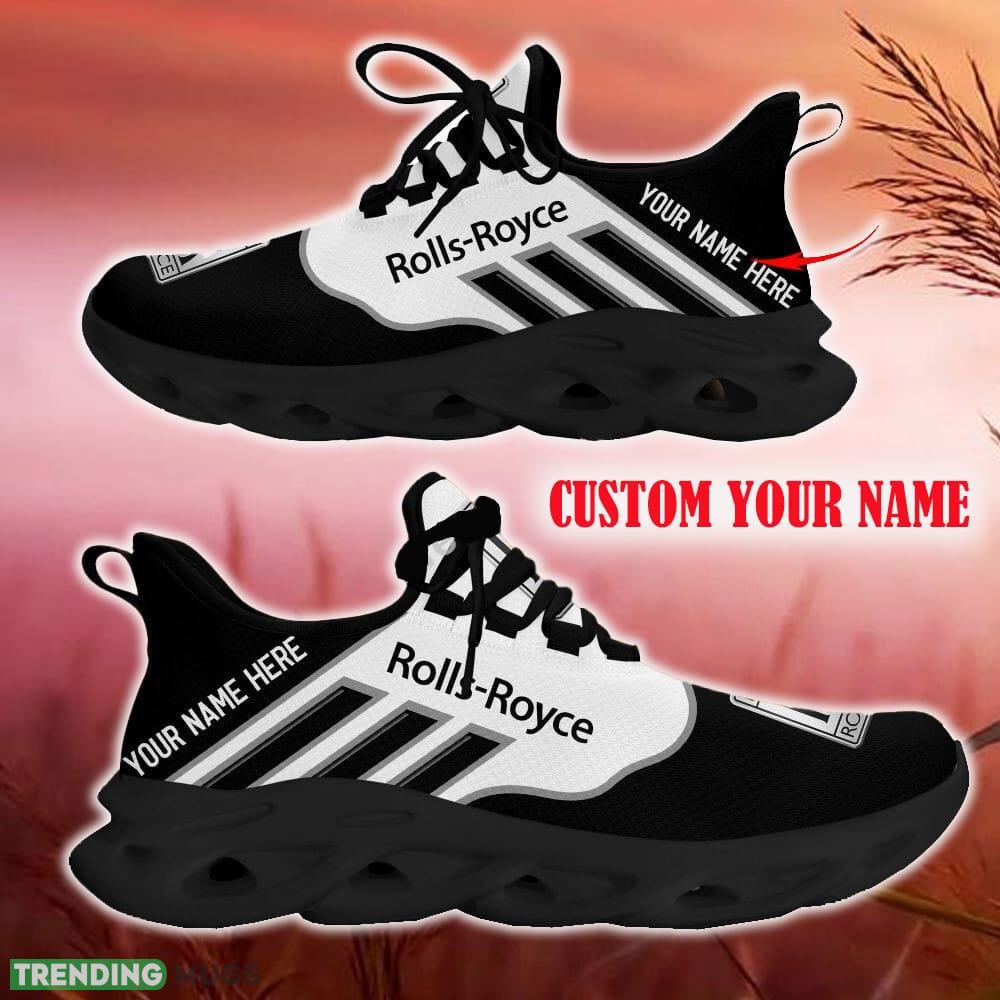Custom Name Rolls Royce Black Car Logo Max Soul Sneakers For Fans Team Running Shoes Gift Men And Women - Rolls Royce Max Soul Shoes New Car_1 Custom Name Rolls Royce Black Car Logo Max Soul Sneakers For Fans Team Running Shoes Gift Men And Women - Rolls Royce Max Soul Shoes New Car_1