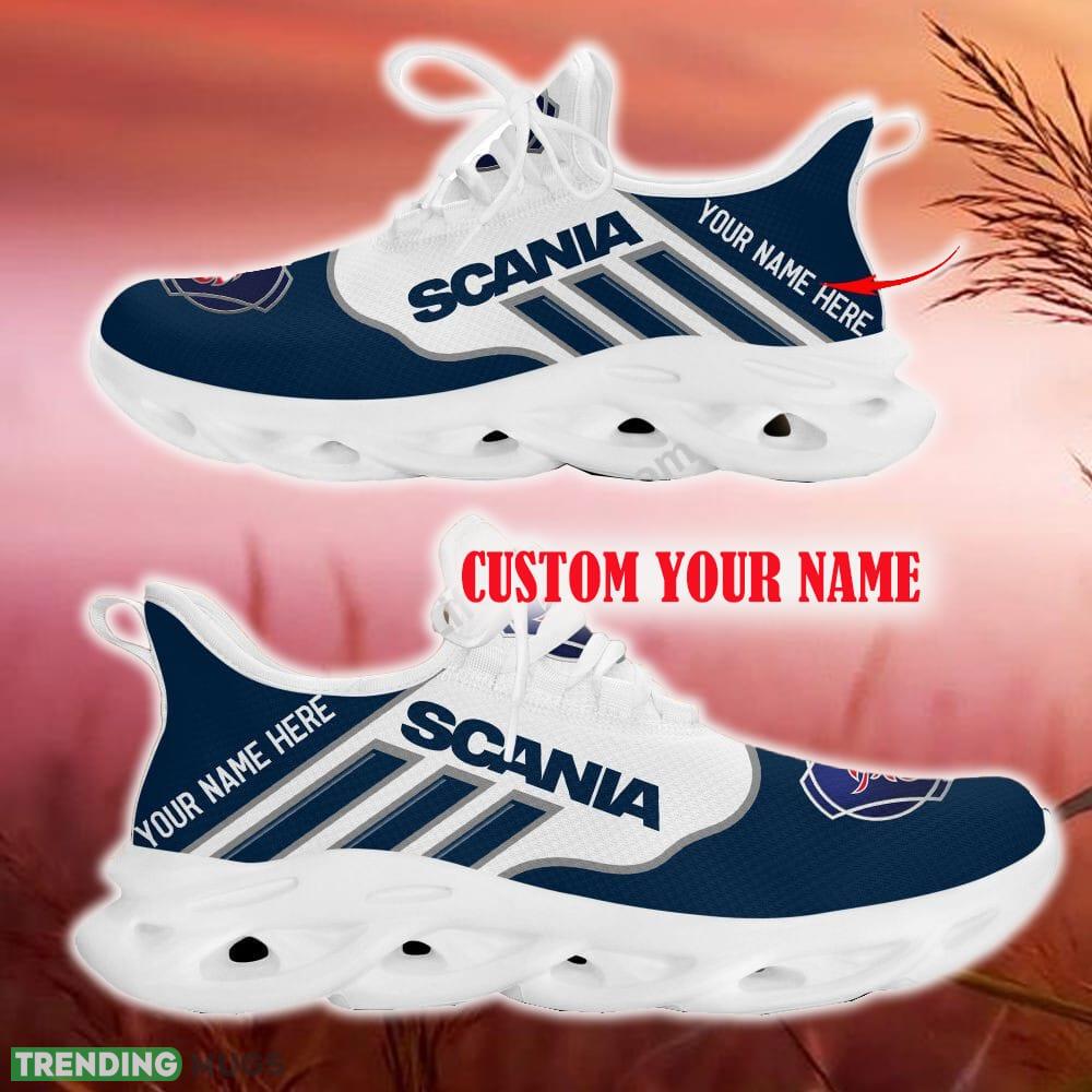 Custom Name Scania Navy Car Logo Max Soul Sneakers For Fans Team Running Shoes Gift Men And Women - Scania Max Soul Shoes New Car_12 Custom Name Scania Navy Car Logo Max Soul Sneakers For Fans Team Running Shoes Gift Men And Women - Scania Max Soul Shoes New Car_12