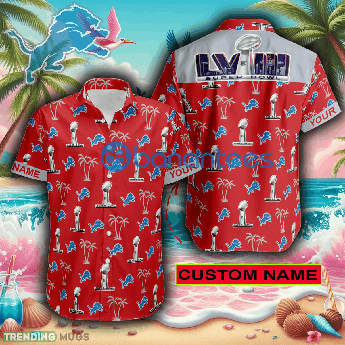 Custom Name Super Bowl LVIII Detroit Lions Red Hawaiian Shirt Trends For Men Women Gift - Custom Name Super Bowl LVIII Detroit Lions Red Hawaiian Shirt Trends For Men Women Gift Custom Name Super Bowl LVIII Detroit Lions Red Hawaiian Shirt Trends For Men Women Gift - Custom Name Super Bowl LVIII Detroit Lions Red Hawaiian Shirt Trends For Men Women Gift