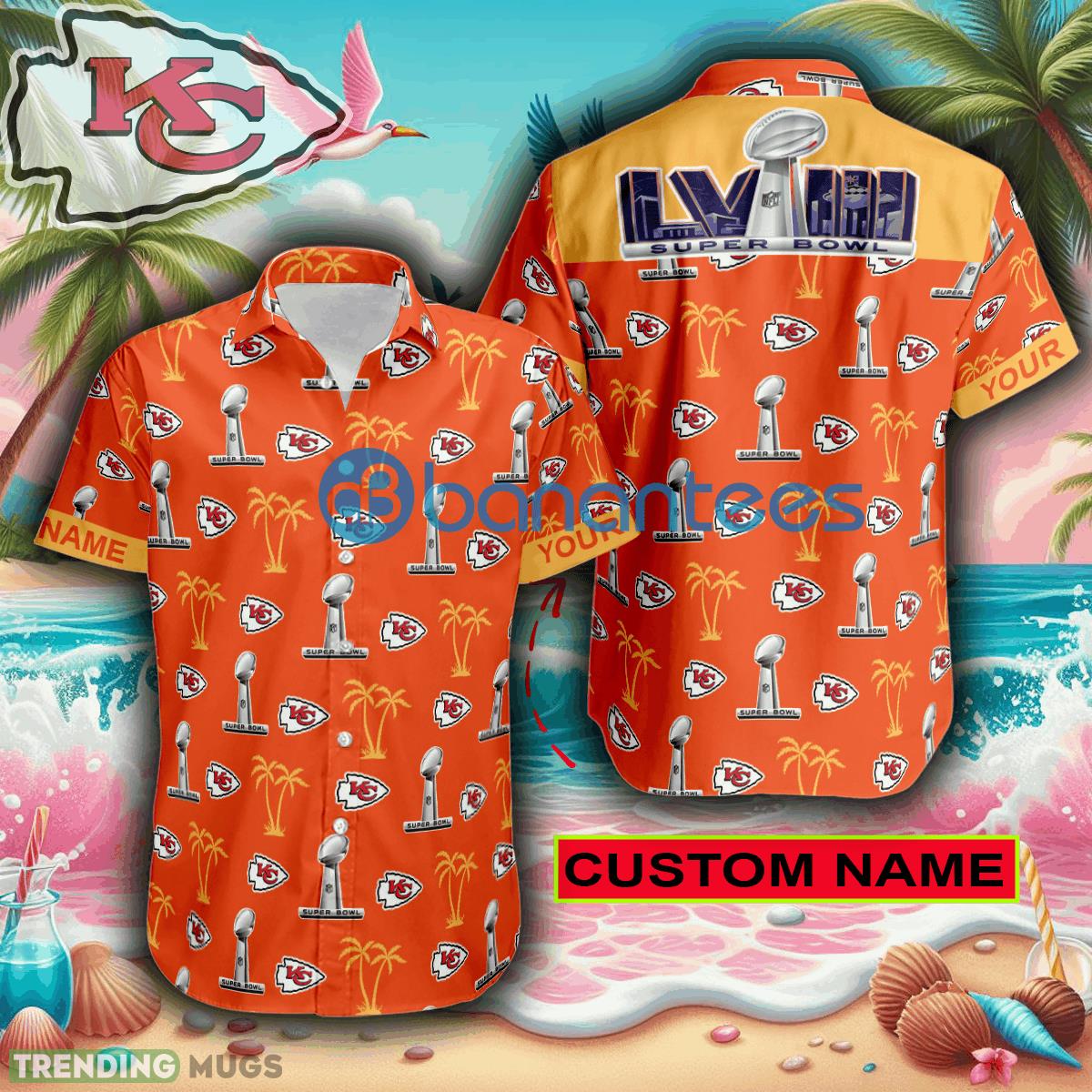 Custom Name Super Bowl LVIII Kansas City Chiefs Orange Hawaiian Shirt Trends For Men Women Gift - Custom Name Super Bowl LVIII Kansas City Chiefs Orange Hawaiian Shirt Trends For Men Women Gift Custom Name Super Bowl LVIII Kansas City Chiefs Orange Hawaiian Shirt Trends For Men Women Gift - Custom Name Super Bowl LVIII Kansas City Chiefs Orange Hawaiian Shirt Trends For Men Women Gift