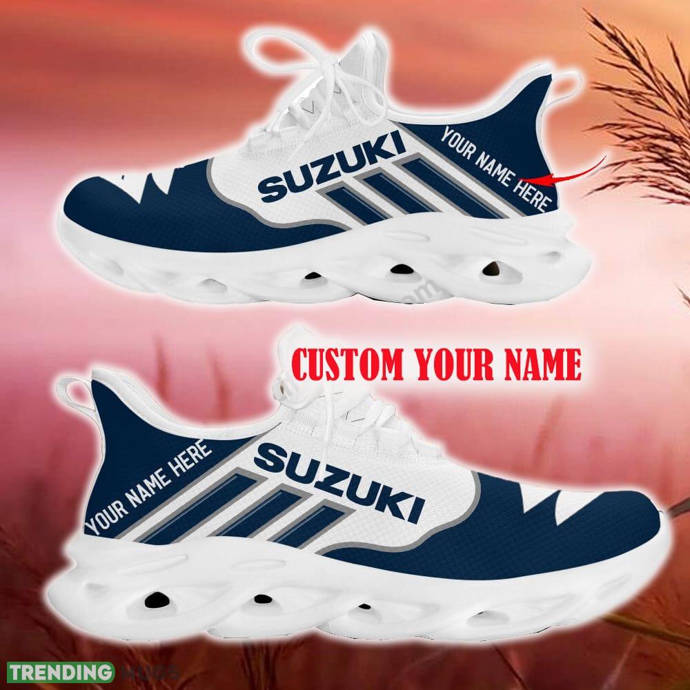 Custom Name Suzuki Navy Car Logo Max Soul Sneakers For Fans Team Running Shoes Gift Men And Women - Suzuki Max Soul Shoes New Car_12 Custom Name Suzuki Navy Car Logo Max Soul Sneakers For Fans Team Running Shoes Gift Men And Women - Suzuki Max Soul Shoes New Car_12