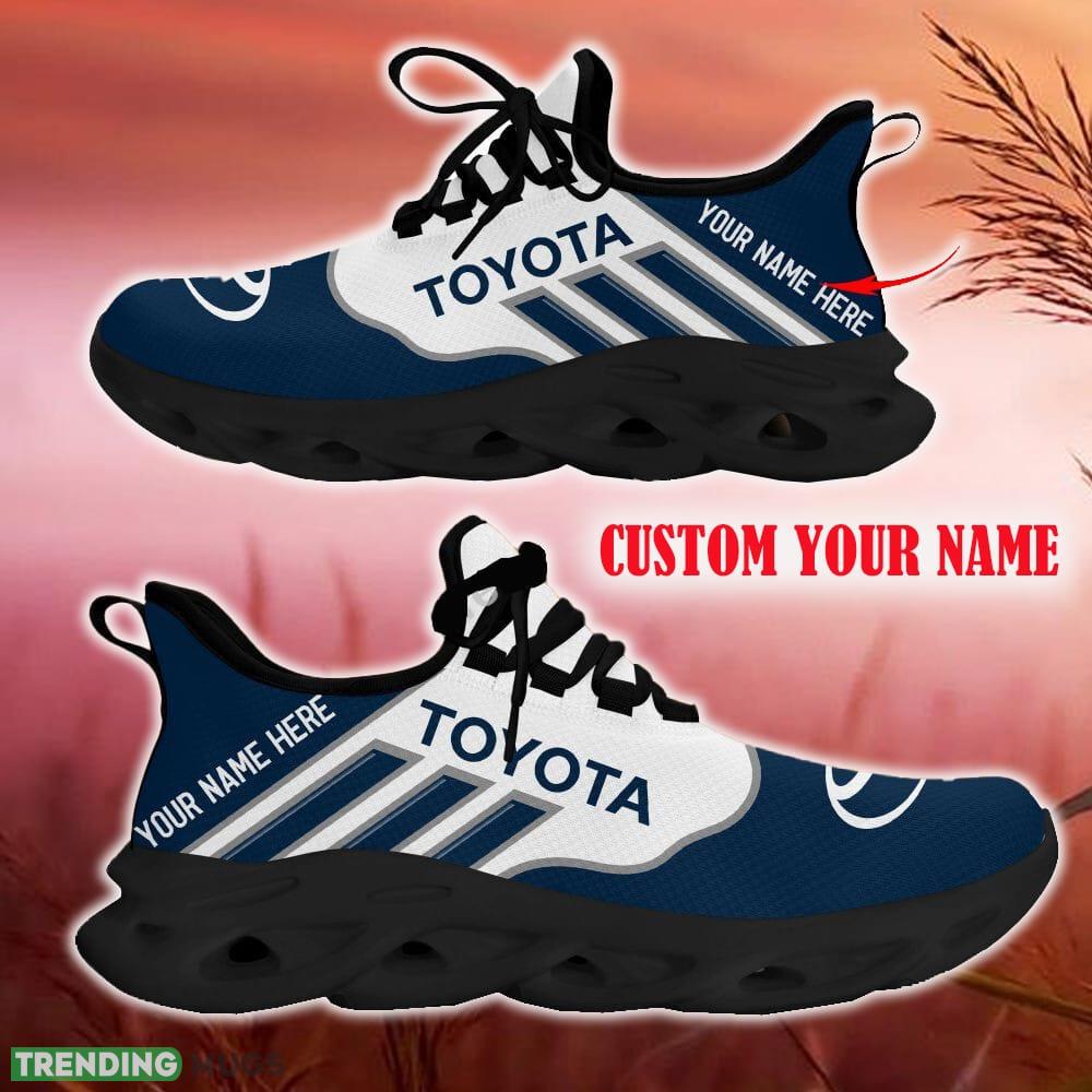 Custom Name Toyota Navy Car Logo Max Soul Sneakers For Fans Team Running Shoes Gift Men And Women Max Soul Custom Name Toyota Navy Car Logo Max Soul Sneakers For Fans Team Running Shoes Gift Men And Women Max Soul