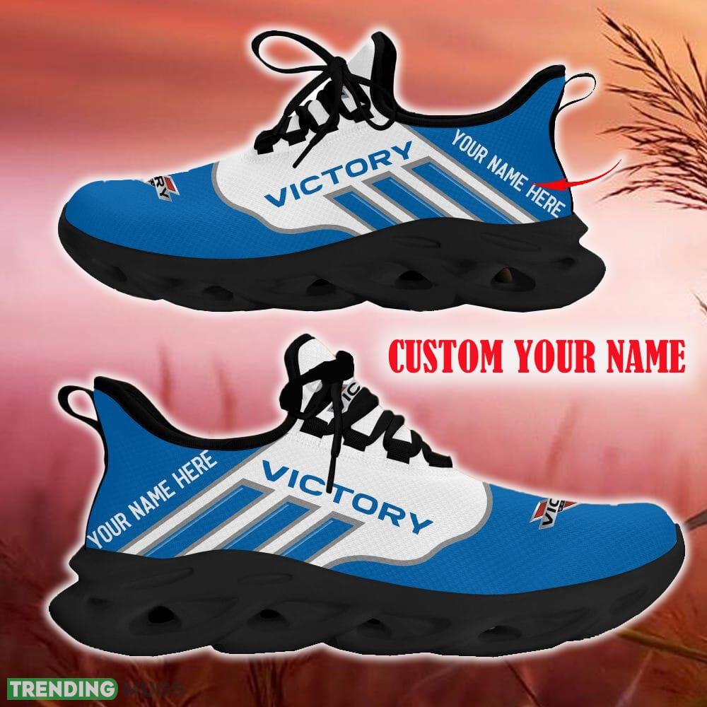 Custom Name Victory Motorcycles Blue Car Logo Max Soul Sneakers For Fans Team Running Shoes Gift Men And Women Max Soul Custom Name Victory Motorcycles Blue Car Logo Max Soul Sneakers For Fans Team Running Shoes Gift Men And Women Max Soul