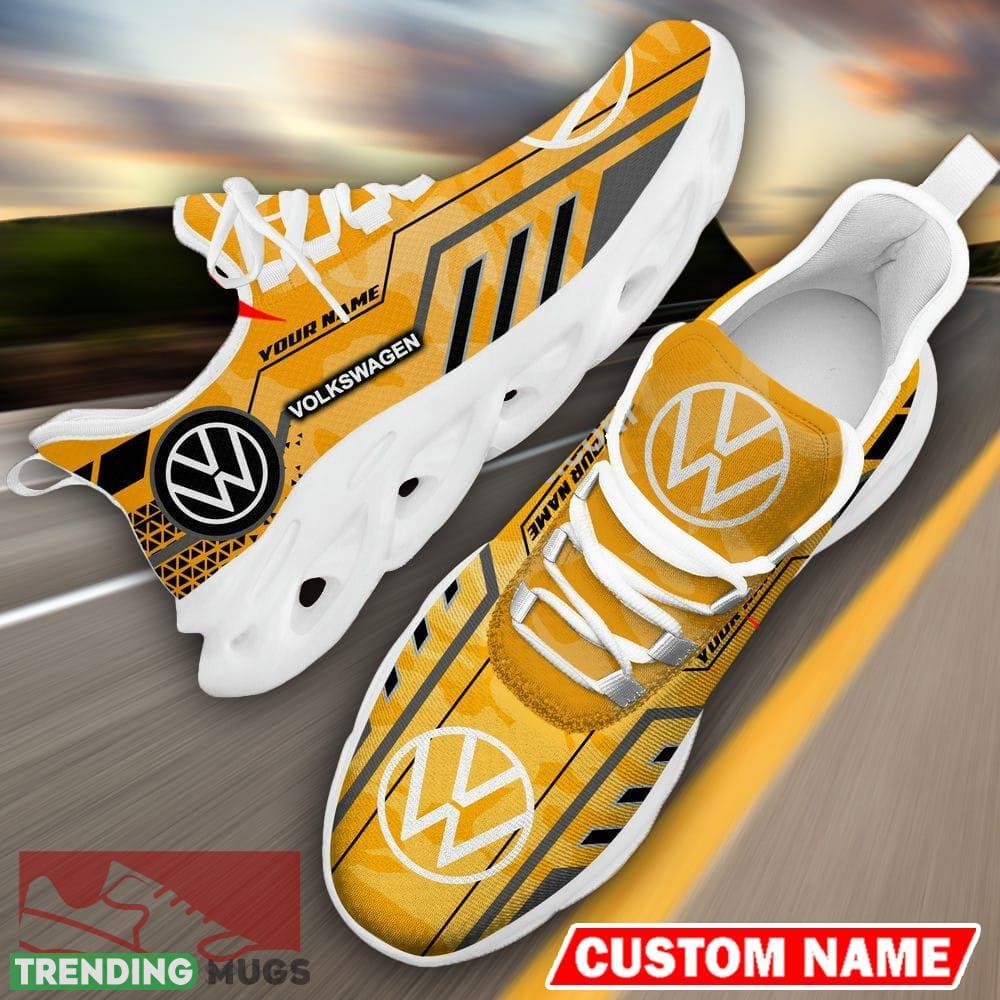 Custom Name Volkswagen Logo Camo Yellow Max Soul Sneakers Racing Car And Motorcycle Chunky Sneakers - Volkswagen Logo Racing Car Tractor Farmer Max Soul Shoes Personalized Photo 12 Custom Name Volkswagen Logo Camo Yellow Max Soul Sneakers Racing Car And Motorcycle Chunky Sneakers - Volkswagen Logo Racing Car Tractor Farmer Max Soul Shoes Personalized Photo 12