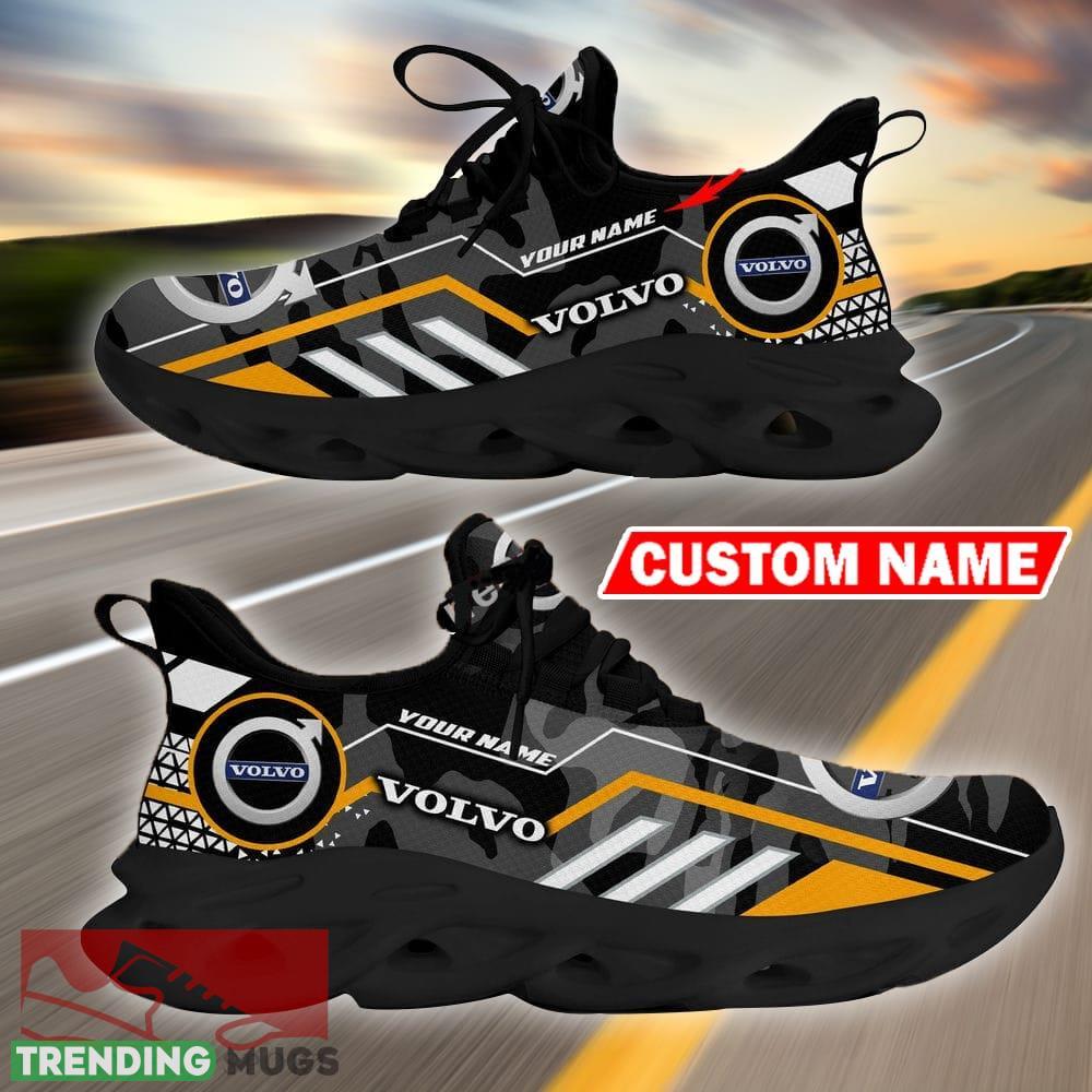 Custom Name Volvo Logo Camo Black Max Soul Sneakers Racing Car And Motorcycle Chunky Sneakers - Volvo Logo Racing Car Tractor Farmer Max Soul Shoes Personalized Photo 1 Custom Name Volvo Logo Camo Black Max Soul Sneakers Racing Car And Motorcycle Chunky Sneakers - Volvo Logo Racing Car Tractor Farmer Max Soul Shoes Personalized Photo 1
