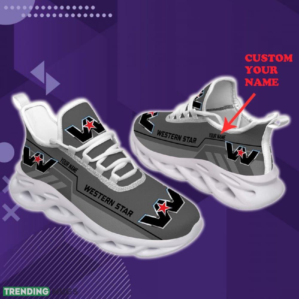 Custom Name Western Star Car Lovers Fans Max Soul Sneakers New Gift Running Shoes Men Women Fans - Western Star Chunky Shoes Car Personlized Photo 1 Custom Name Western Star Car Lovers Fans Max Soul Sneakers New Gift Running Shoes Men Women Fans - Western Star Chunky Shoes Car Personlized Photo 1