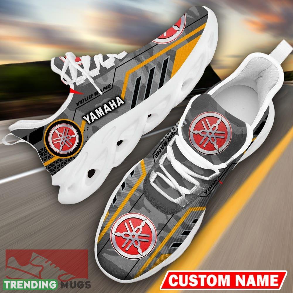Custom Name Yamaha Logo Camo Grey Max Soul Sneakers Racing Car And Motorcycle Chunky Sneakers - Yamaha Logo Racing Car Tractor Farmer Max Soul Shoes Personalized Photo 13 Custom Name Yamaha Logo Camo Grey Max Soul Sneakers Racing Car And Motorcycle Chunky Sneakers - Yamaha Logo Racing Car Tractor Farmer Max Soul Shoes Personalized Photo 13