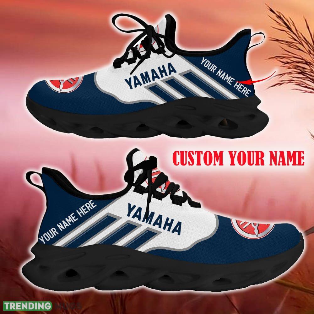 Custom Name Yamaha Navy Car Logo Max Soul Sneakers For Fans Team Running Shoes Gift Men And Women Max Soul Custom Name Yamaha Navy Car Logo Max Soul Sneakers For Fans Team Running Shoes Gift Men And Women Max Soul