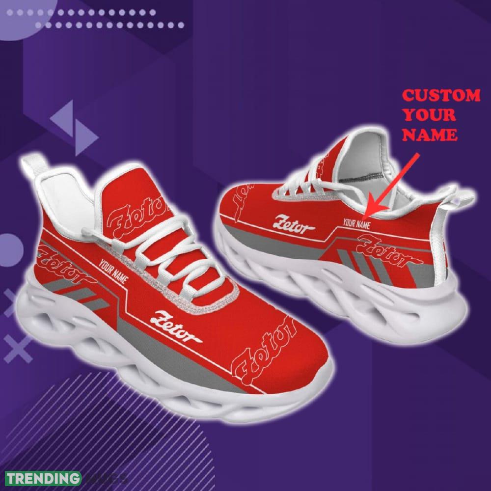 Custom Name Zetor Car Lovers Fans Max Soul Sneakers New Gift Running Shoes Men Women Fans - Zetor Chunky Shoes Car Personlized Photo 1