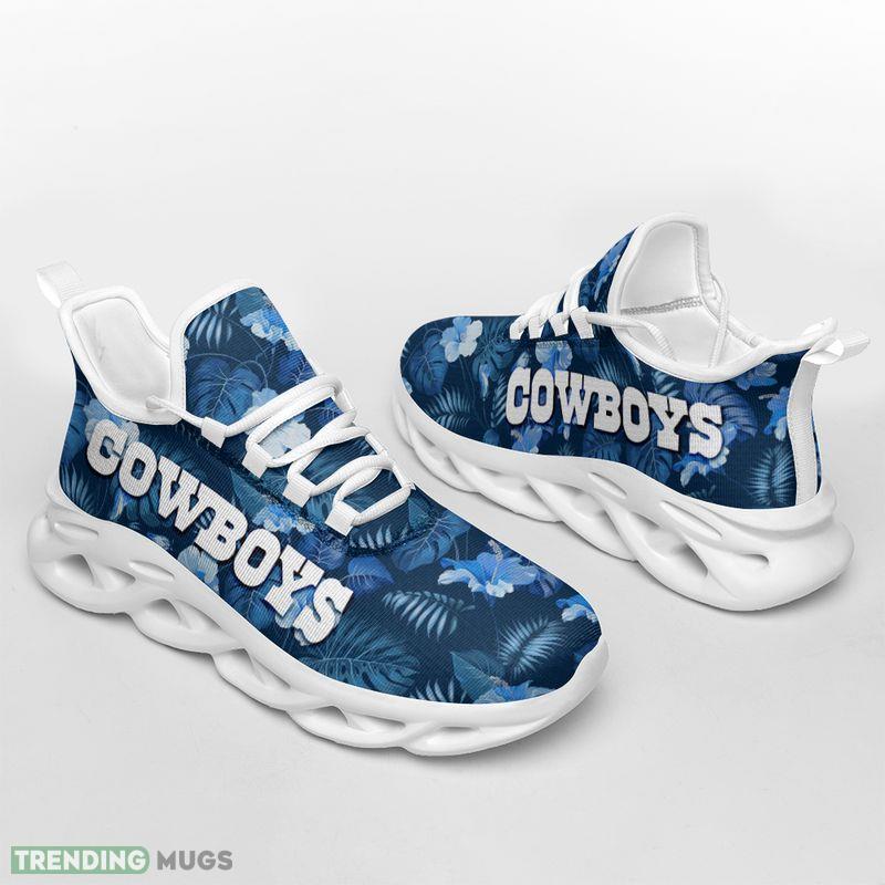 Dallas Cowboys Tropical Flowers Print Max Soul Shoes Statement Sport Sneakers - Dallas Cowboys Tropical Flowers Print Max Soul Shoes_1 Dallas Cowboys Tropical Flowers Print Max Soul Shoes Statement Sport Sneakers - Dallas Cowboys Tropical Flowers Print Max Soul Shoes_1