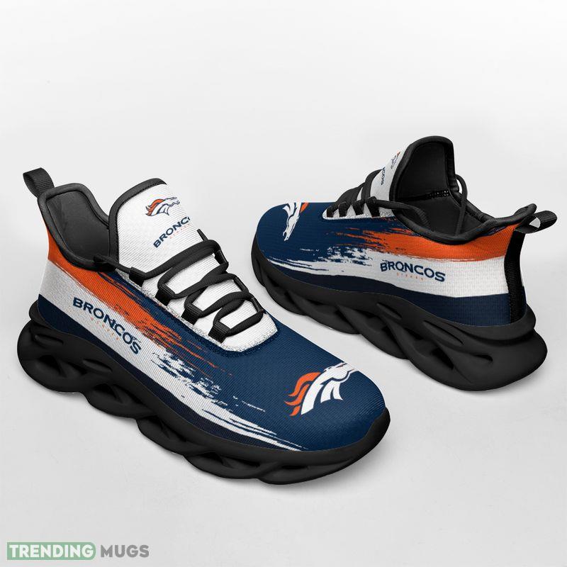 Denver Broncos Color Streak Pattern Max Soul Shoes Urban Sport Sneakers Max Soul Denver Broncos Color Streak Pattern Max Soul Shoes Urban Sport Sneakers Max Soul
