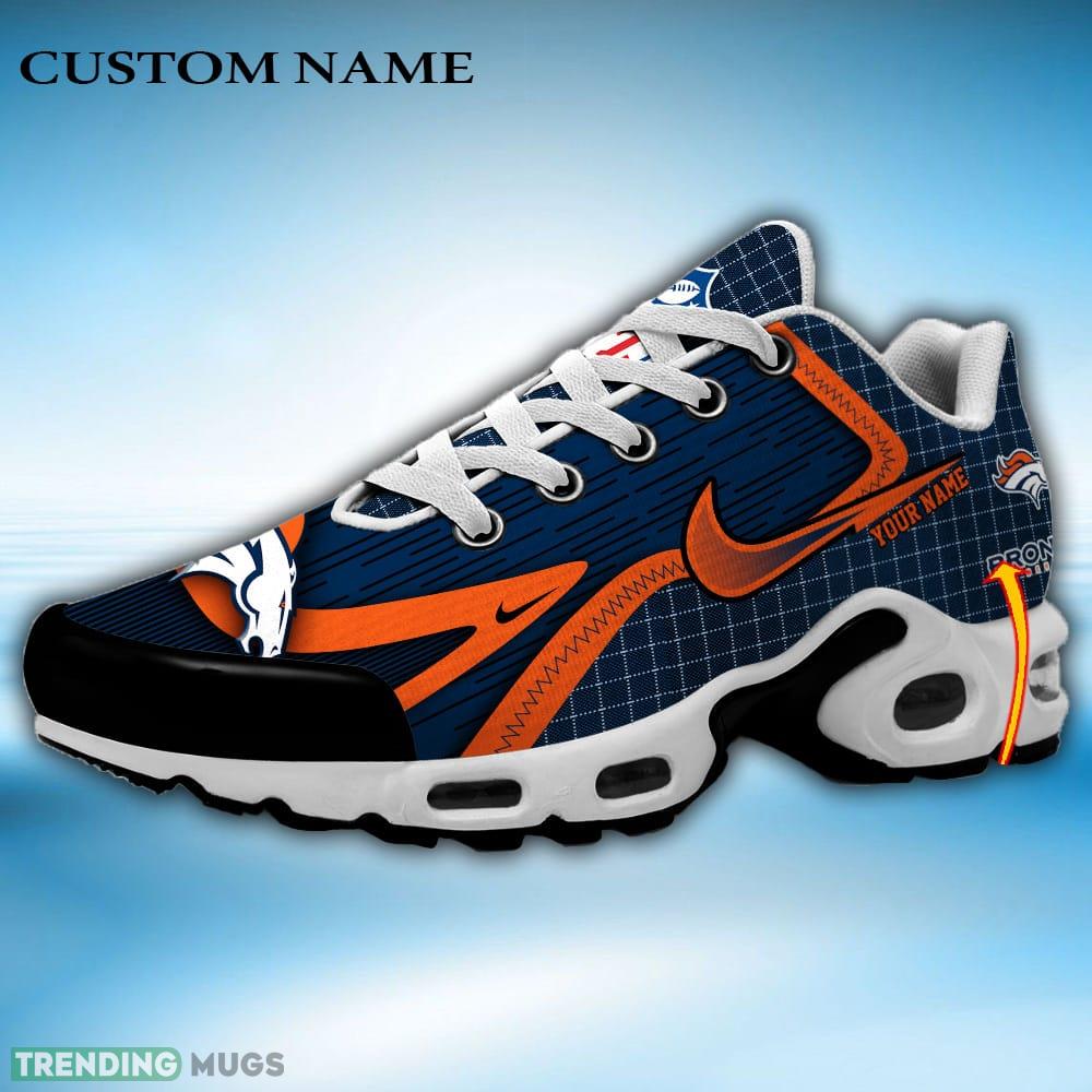 Denver Broncos NFL Teams Custom Name Air Cushion Sports Shoes New Version Gift Sneakers - Denver Broncos NFL Teams Custom Name Air Cushion Shoes_1