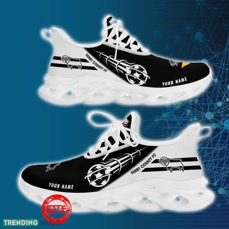 Derby County Sports Shoes Custom Name Fans Gift Max Soul Sneakers New Ideas Max Soul Derby County Sports Shoes Custom Name Fans Gift Max Soul Sneakers New Ideas Max Soul