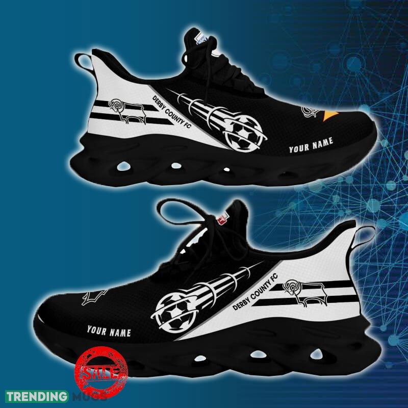 Derby County Sports Shoes Custom Name Fans Gift Max Soul Sneakers New Ideas Max Soul Derby County Sports Shoes Custom Name Fans Gift Max Soul Sneakers New Ideas Max Soul