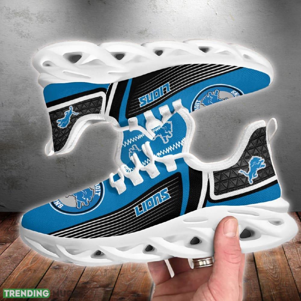Detroit Lions Fan Complement Chunky Shoes New Max Soul Sneakers Men Gift - Detroit Lions #1 Fan M Soul Shoes Limited Edition_1
