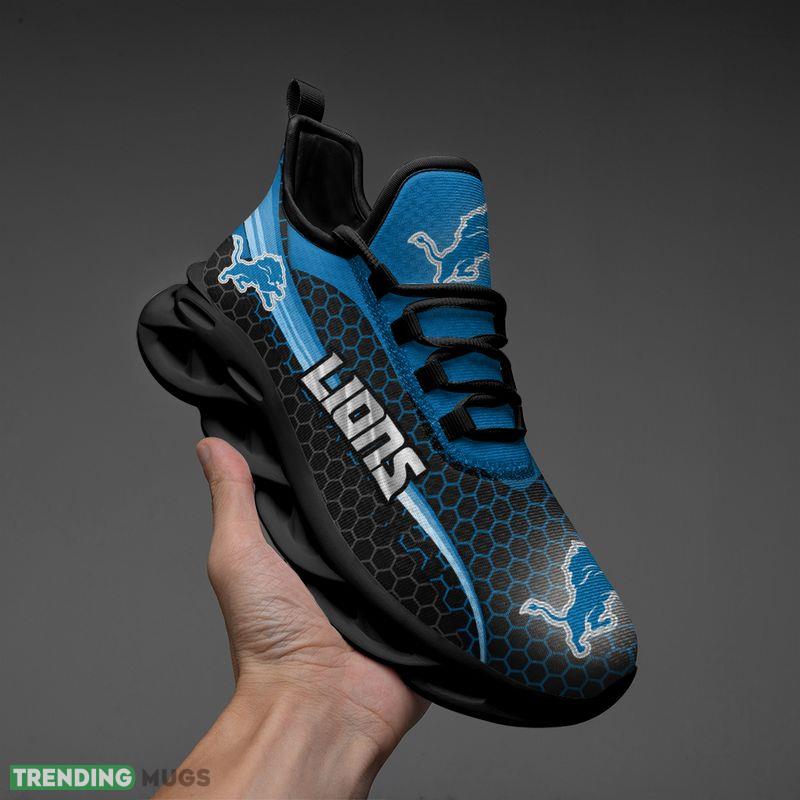 Detroit Lions Honeycomb Pattern Max Soul Shoes Insignia Sport Sneakers Max Soul Detroit Lions Honeycomb Pattern Max Soul Shoes Insignia Sport Sneakers Max Soul