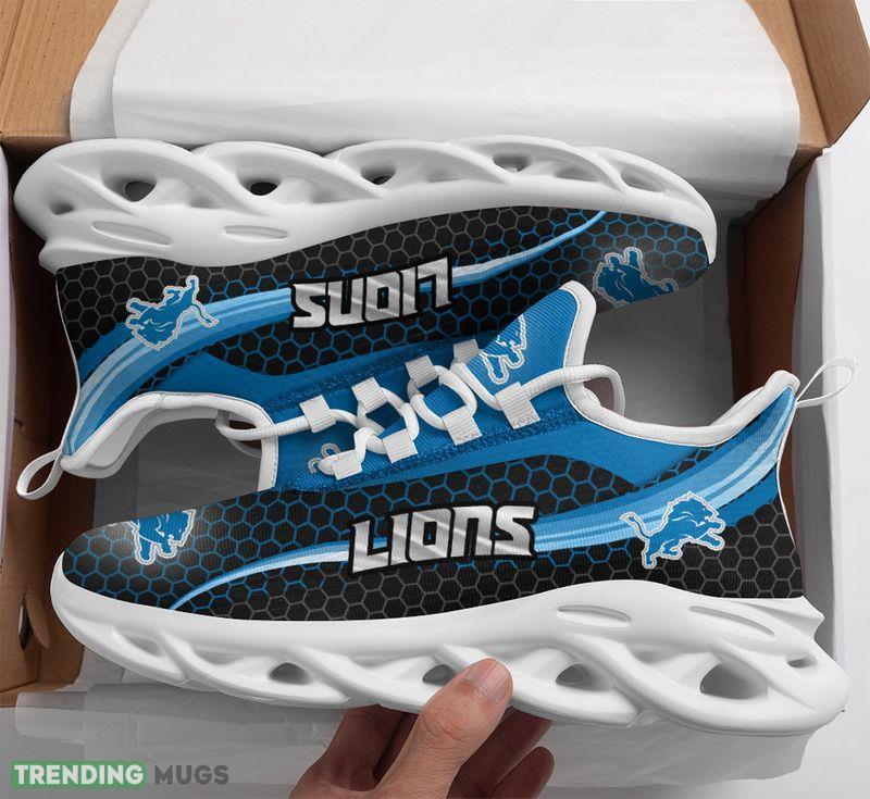 Detroit Lions Honeycomb Pattern Max Soul Shoes Insignia Sport Sneakers Max Soul Detroit Lions Honeycomb Pattern Max Soul Shoes Insignia Sport Sneakers Max Soul