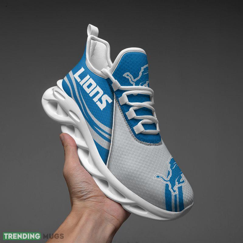 Detroit Lions Max Soul Shoes Emblem Sport Sneakers Max Soul Detroit Lions Max Soul Shoes Emblem Sport Sneakers Max Soul