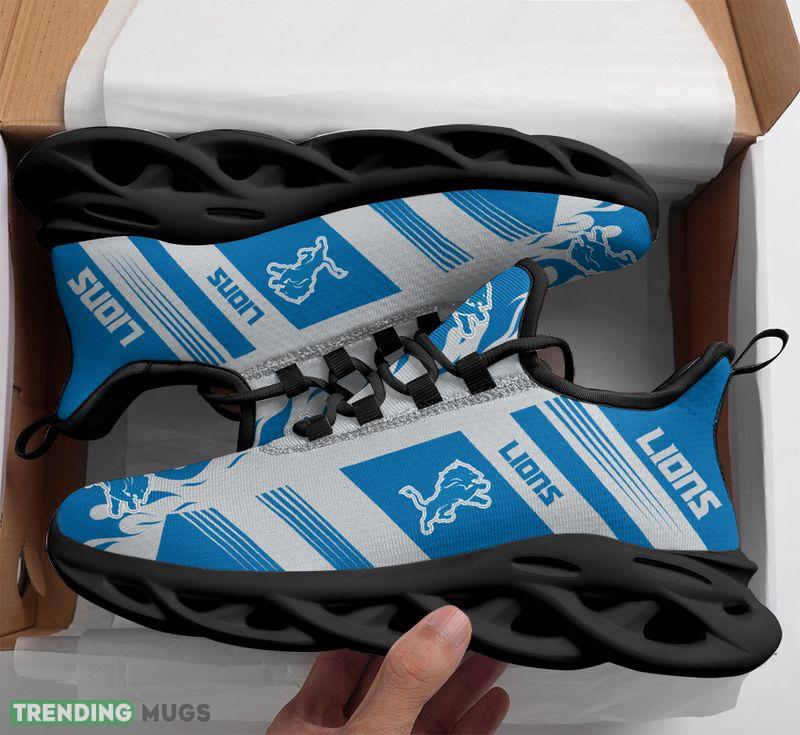 Detroit Lions Stripe and Fire Pattern Max Soul Shoes Trendsetter Chunky Sneakers Max Soul Detroit Lions Stripe and Fire Pattern Max Soul Shoes Trendsetter Chunky Sneakers Max Soul
