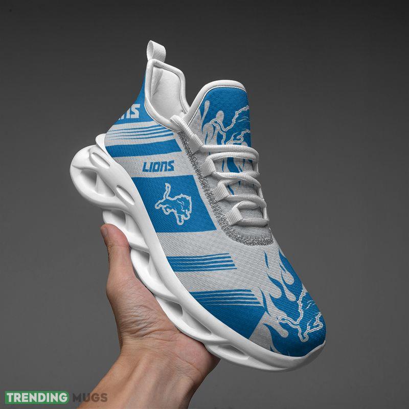 Detroit Lions Stripe and Fire Pattern Max Soul Shoes Trendsetter Chunky Sneakers Max Soul Detroit Lions Stripe and Fire Pattern Max Soul Shoes Trendsetter Chunky Sneakers Max Soul