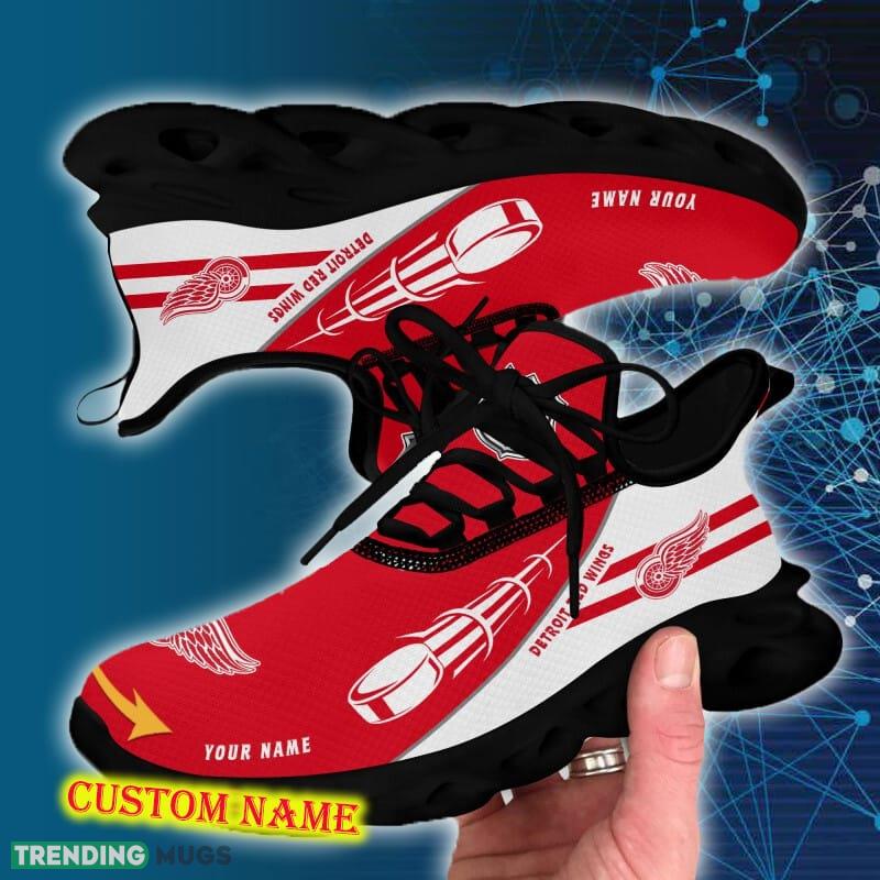 Detroit Red Wings Sports Shoes Custom Name Fans Gift Max Soul Sneakers New Ideas Max Soul Detroit Red Wings Sports Shoes Custom Name Fans Gift Max Soul Sneakers New Ideas Max Soul