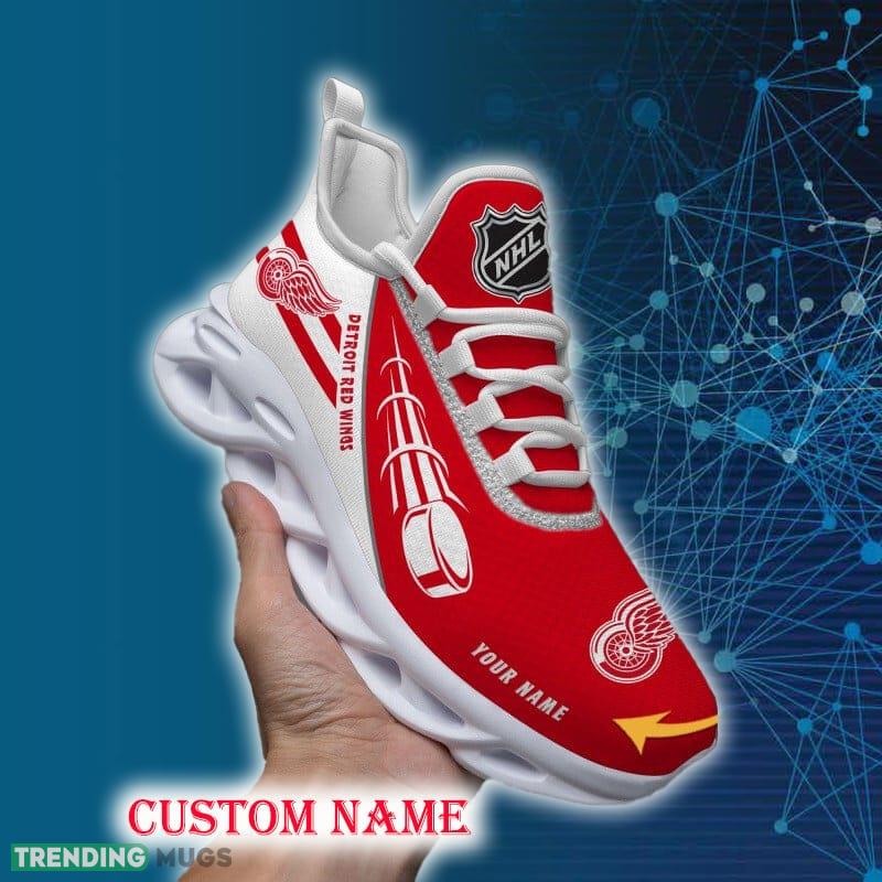 Detroit Red Wings Sports Shoes Custom Name Fans Gift Max Soul Sneakers New Ideas - Detroit Red Wings Chunky Sneakers Personalized_1 Detroit Red Wings Sports Shoes Custom Name Fans Gift Max Soul Sneakers New Ideas - Detroit Red Wings Chunky Sneakers Personalized_1