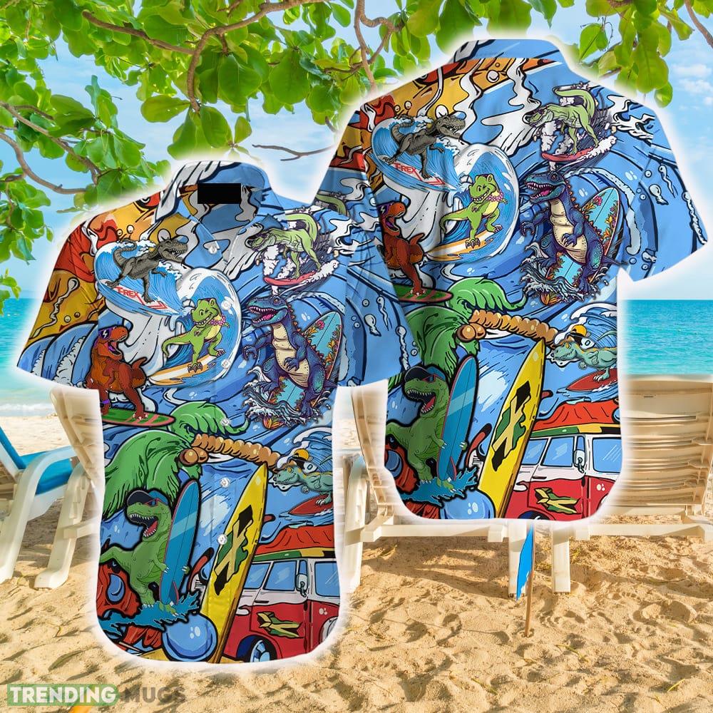Dinosaur Jurassic Park Surfing Wave Summer Hawaiian Shirt Aloha Casual Shirt For Men And Women - Dinosaur Jurassic Park Surfing Wave Summer Hawaiian Shirt Aloha Casual Shirt For Men And Women Dinosaur Jurassic Park Surfing Wave Summer Hawaiian Shirt Aloha Casual Shirt For Men And Women - Dinosaur Jurassic Park Surfing Wave Summer Hawaiian Shirt Aloha Casual Shirt For Men And Women