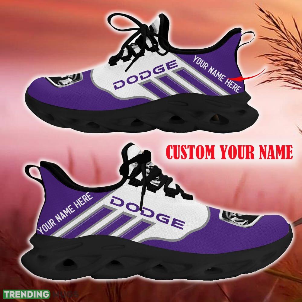 Dodge Purple Car Logo Max Soul Sneakers For Fans Team Running Shoes Gift Men And Women - Dodge Max Soul Shoes New Car_10 Dodge Purple Car Logo Max Soul Sneakers For Fans Team Running Shoes Gift Men And Women - Dodge Max Soul Shoes New Car_10