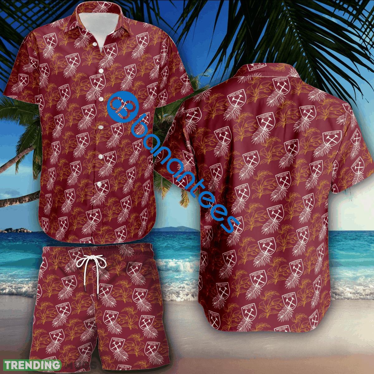 EPL West Ham United Combo Hawaiian Shirt & Short Logo Summer Beach - EPL West Ham United Combo Hawaiian Shirt & Short Logo Summer Beach EPL West Ham United Combo Hawaiian Shirt & Short Logo Summer Beach - EPL West Ham United Combo Hawaiian Shirt & Short Logo Summer Beach