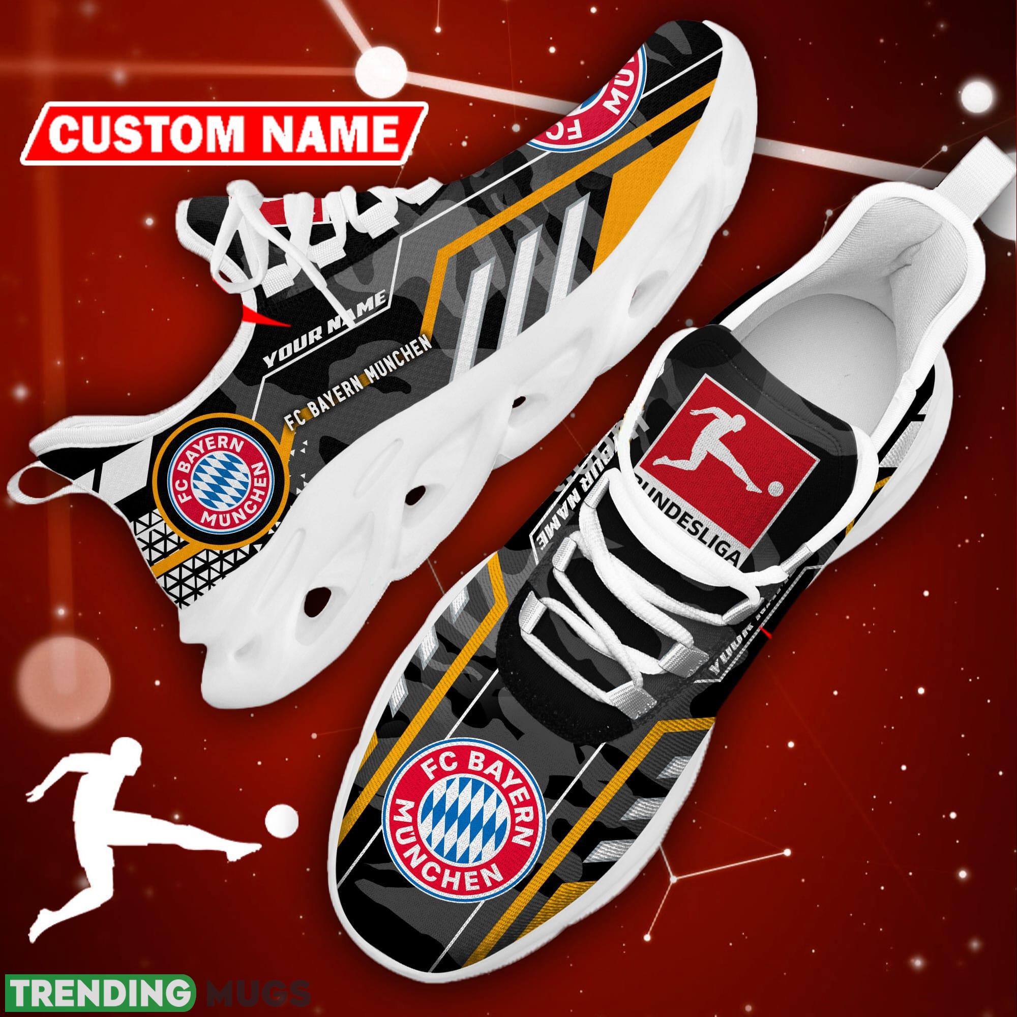 FC Bayern Munich Logo Chunky Sneakers Camo Black Max Soul Shoes Custom Name - FC Bayern Munich Logo Camo Chunky Sneakers Triangle Pattern Max Soul Shoes Photo 13 FC Bayern Munich Logo Chunky Sneakers Camo Black Max Soul Shoes Custom Name - FC Bayern Munich Logo Camo Chunky Sneakers Triangle Pattern Max Soul Shoes Photo 13
