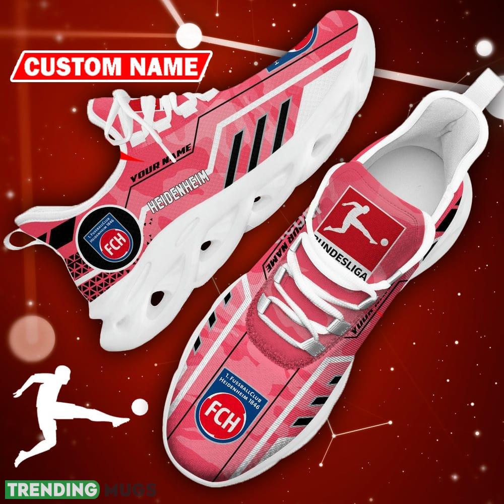 FC Heidenheim Logo Chunky Sneakers Camo Pink Max Soul Shoes Custom Name - FC Heidenheim Logo Camo Chunky Sneakers Triangle Pattern Max Soul Shoes Photo 14 FC Heidenheim Logo Chunky Sneakers Camo Pink Max Soul Shoes Custom Name - FC Heidenheim Logo Camo Chunky Sneakers Triangle Pattern Max Soul Shoes Photo 14