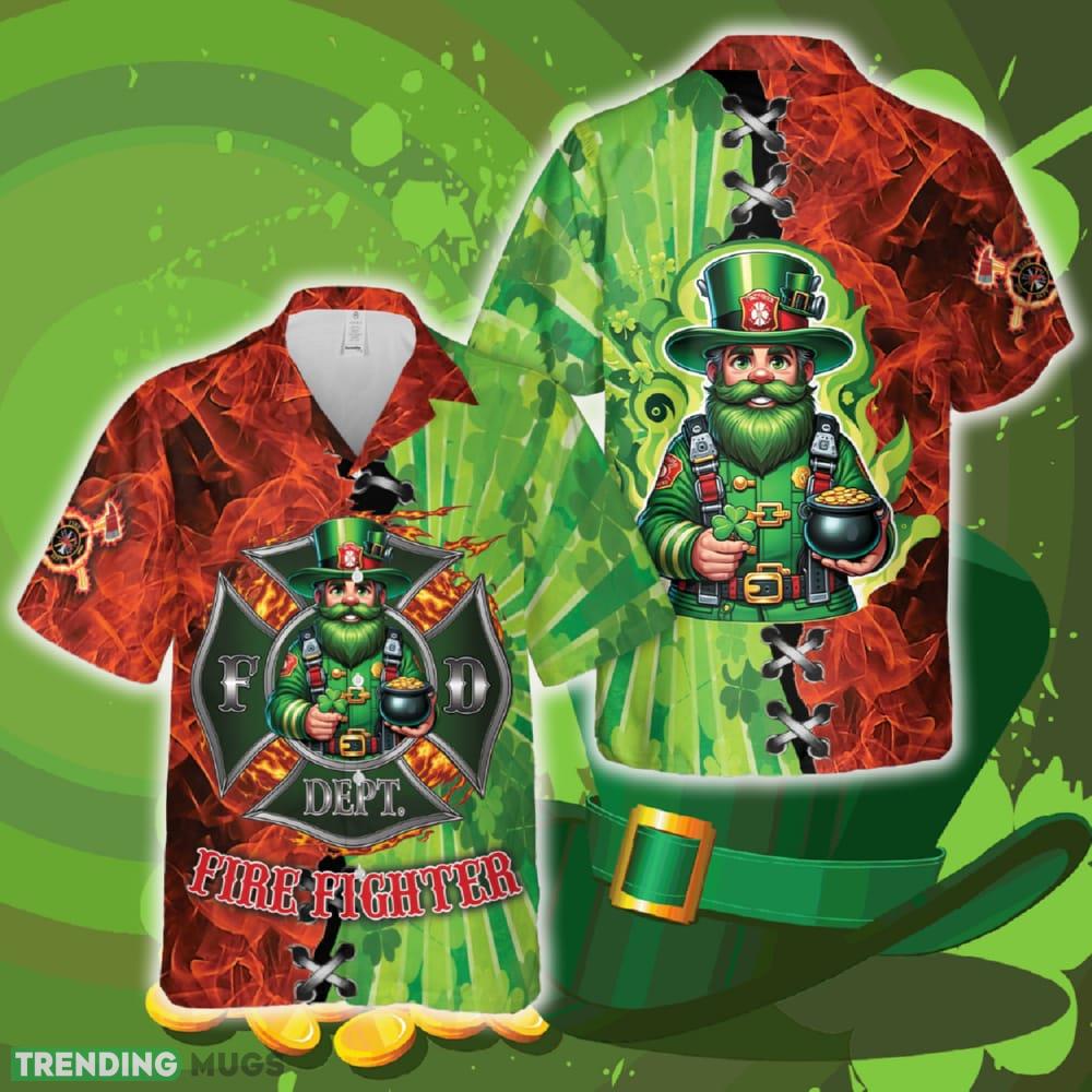 Firefighter Saint Patrick's Day Leprechaun Hawaiian Shirt Summer Gift Ideas Beach Men Women Hawaiian Shirt Firefighter Saint Patrick's Day Leprechaun Hawaiian Shirt Summer Gift Ideas Beach Men Women - Firefighter Saint Patrick's Day Leprechaun Hawaiian Shirt Summer Gift Ideas Beach Men Women