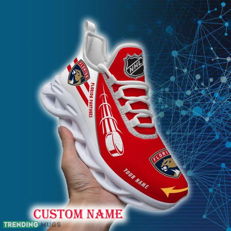 Florida Panthers Sports Shoes Custom Name Fans Gift Max Soul Sneakers New Ideas - Florida Panthers Chunky Sneakers Personalized_1