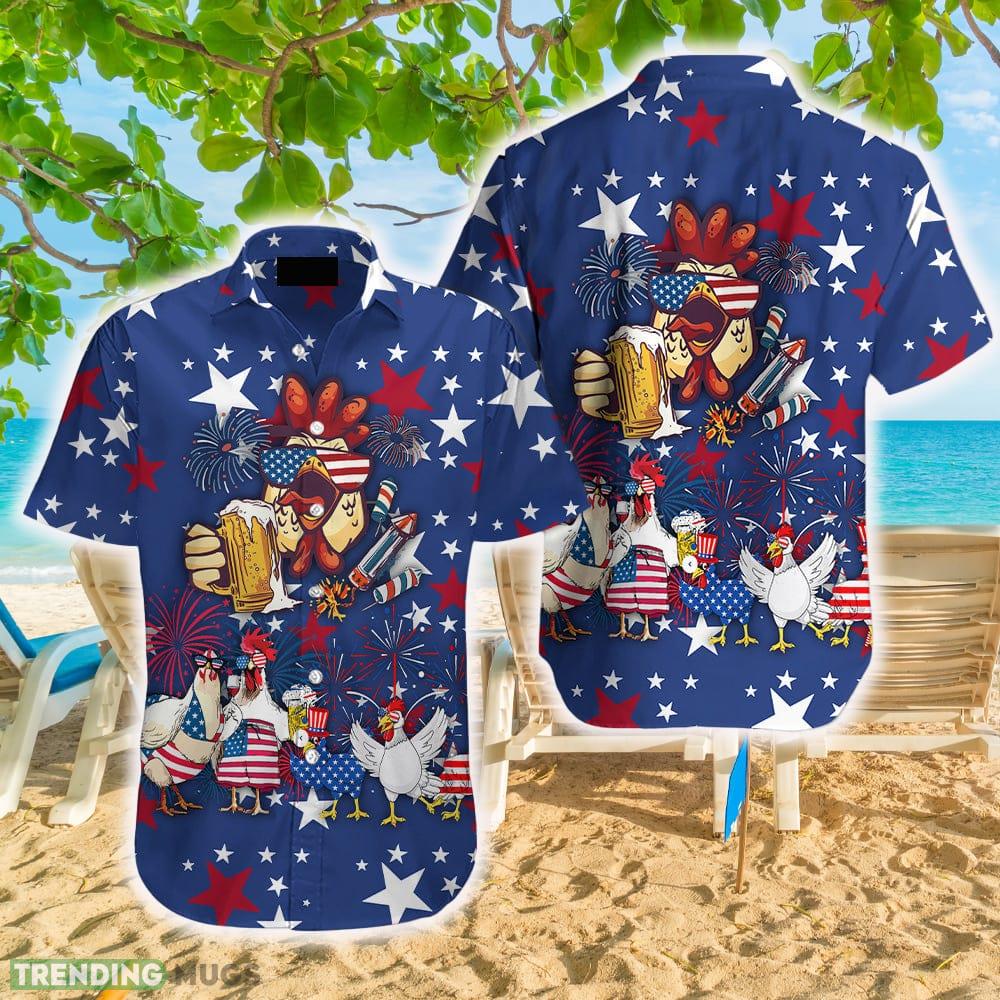 Funny Chicken 4th Of July Day Hawaiian Shirt Aloha Casual Shirt For Men And Women - Funny Chicken 4th Of July Day Hawaiian Shirt Aloha Casual Shirt For Men And Women Funny Chicken 4th Of July Day Hawaiian Shirt Aloha Casual Shirt For Men And Women - Funny Chicken 4th Of July Day Hawaiian Shirt Aloha Casual Shirt For Men And Women