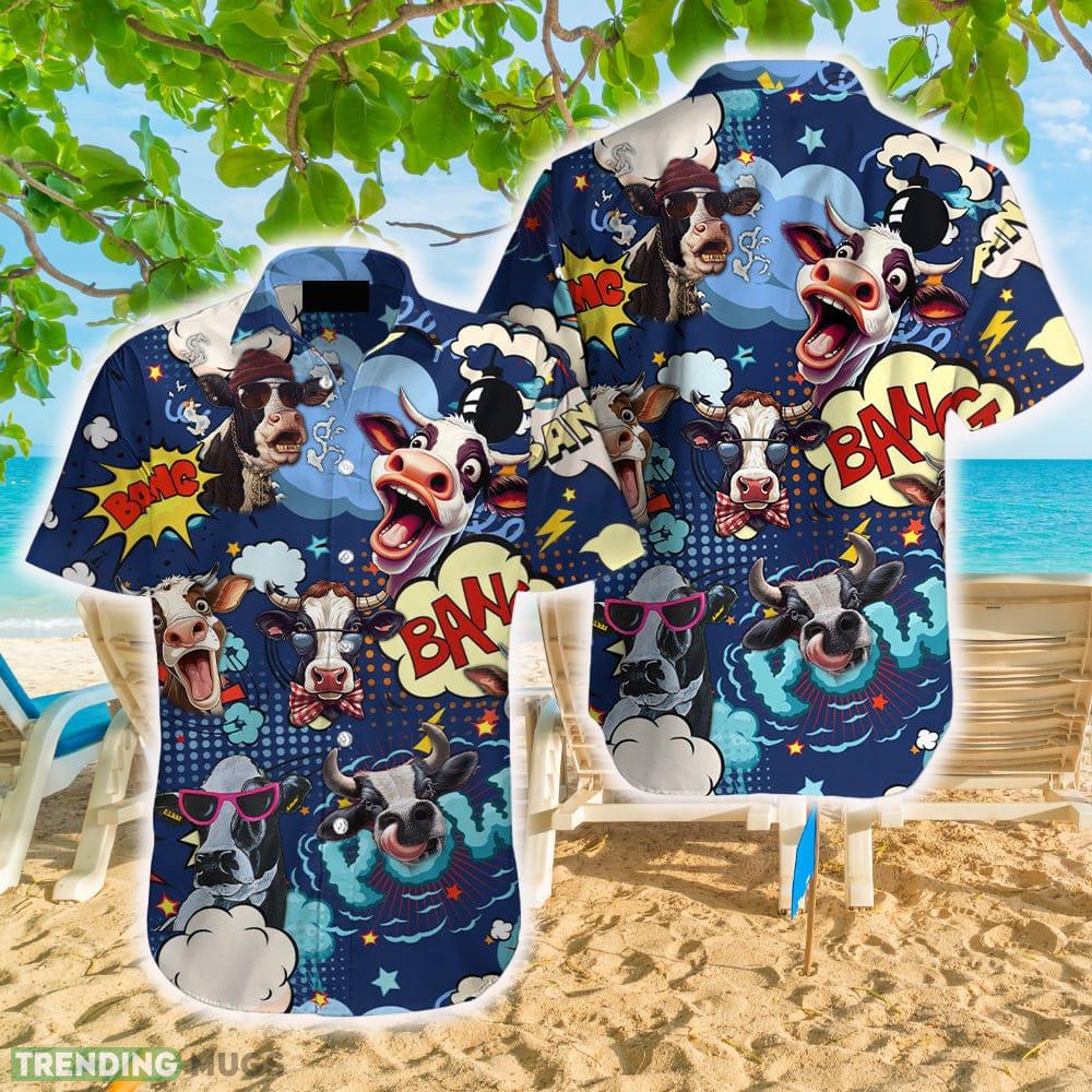 Funny Cow Pop Art Hawaiian Shirt Aloha Casual Shirt For Men And Women - Funny Cow Pop Art Hawaiian Shirt Aloha Casual Shirt For Men And Women Funny Cow Pop Art Hawaiian Shirt Aloha Casual Shirt For Men And Women - Funny Cow Pop Art Hawaiian Shirt Aloha Casual Shirt For Men And Women