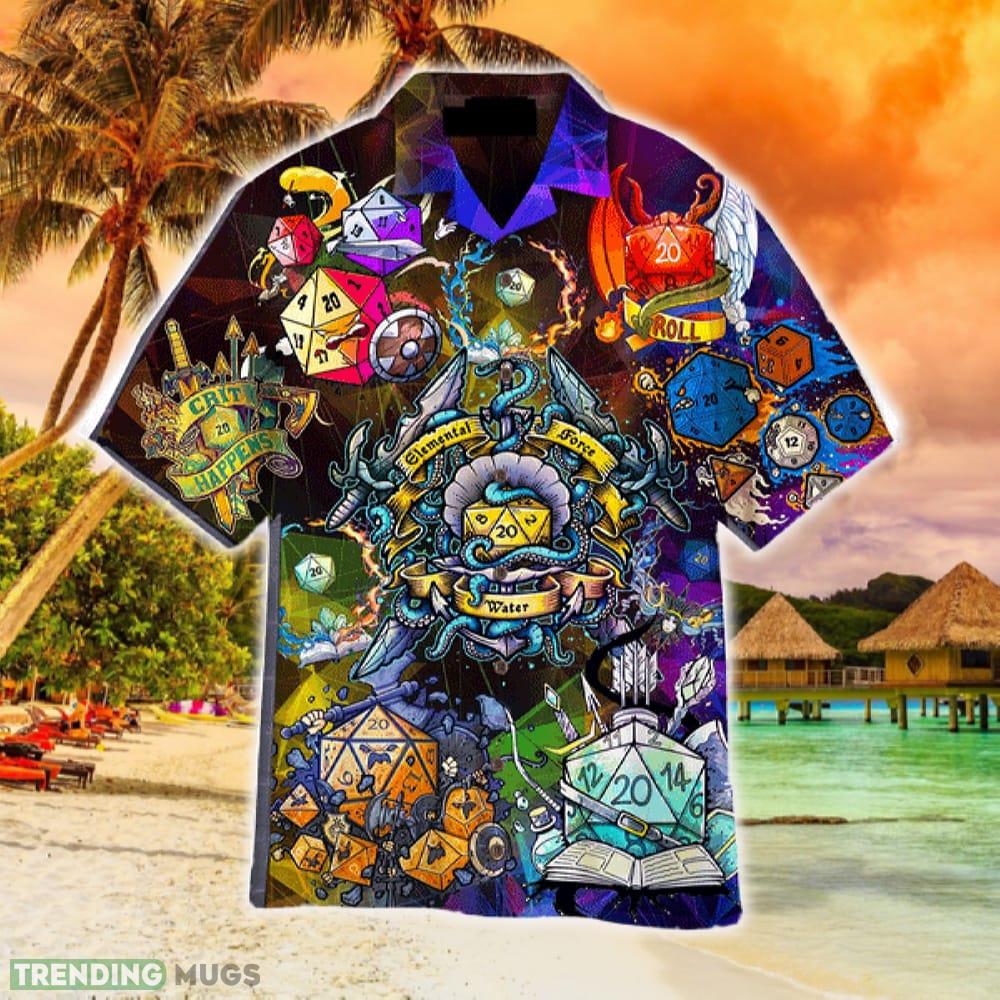 Geometry Cubes DnD Dice World Hawaiian Shirt Summer For Men And Women - Geometry Cubes DnD Dice World Hawaiian Shirt Aloha For Men And Women_1