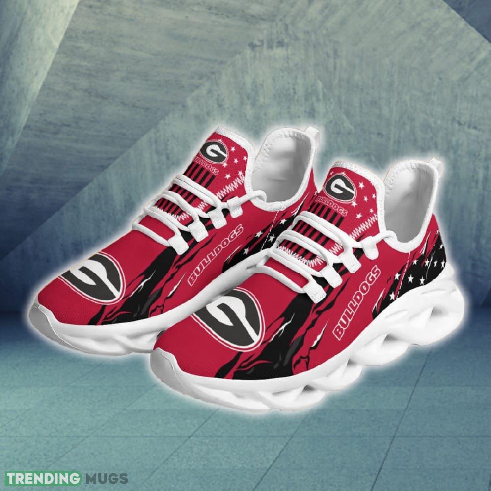 Georgia Bulldogs Stars and Stripes Versatile Chunky Shoes New Max Soul Sneakers Men Gift Max Soul Georgia Bulldogs Stars and Stripes Versatile Chunky Shoes New Max Soul Sneakers Men Gift Max Soul
