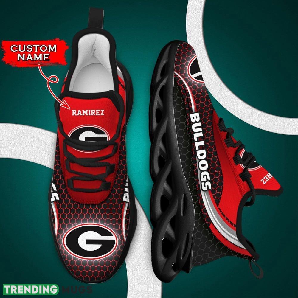 Georgia Bulldogs Surfboard Custom Name Max Soul Sneakers Luxury NCAA Clunky For Men Women Gift For Fans Hawaiian Shirt Georgia Bulldogs Surfboard Custom Name Max Soul Sneakers Luxury NCAA Clunky For Men Women Gift For Fans Hawaiian Shirt