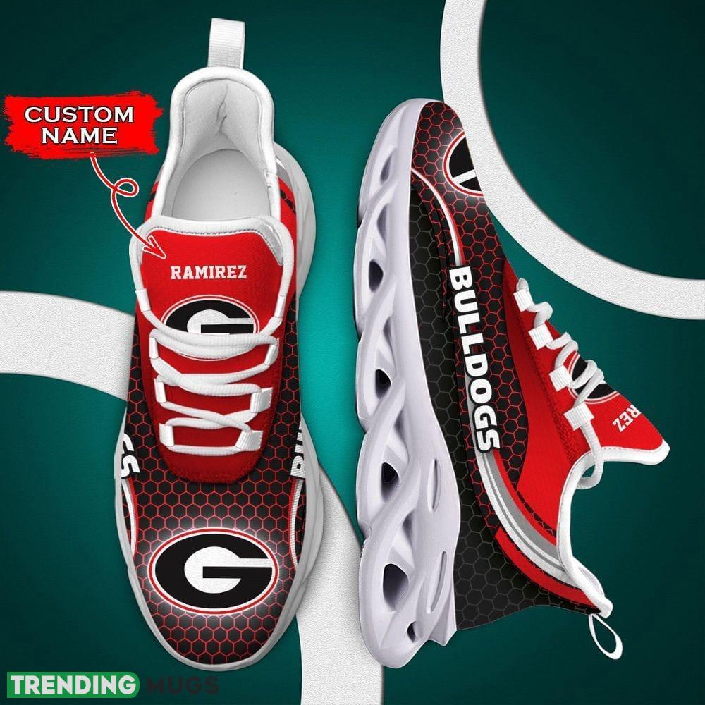 Georgia Bulldogs Surfboard Custom Name Max Soul Sneakers Luxury NCAA Clunky For Men Women Gift For Fans - Georgia Bulldogs Max Soul Shoes Luxury NCAA_1 Georgia Bulldogs Surfboard Custom Name Max Soul Sneakers Luxury NCAA Clunky For Men Women Gift For Fans - Georgia Bulldogs Max Soul Shoes Luxury NCAA_1
