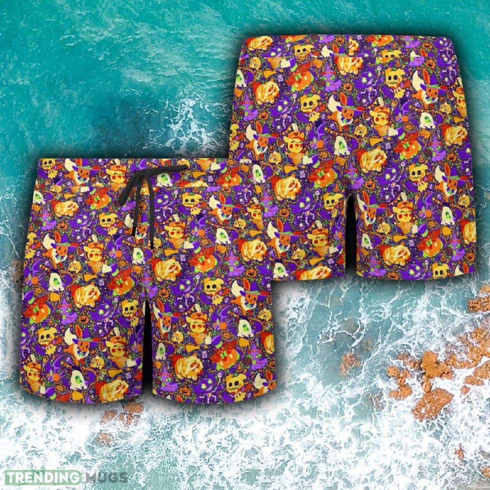 Halloween Pokemon Summer Brand Beach Hawaiian Shirt And Short Combo Men And Women Gift Hawaiian & Short Halloween Pokemon Summer Brand Beach Hawaiian Shirt And Short Combo Men And Women Gift Hawaiian & Short