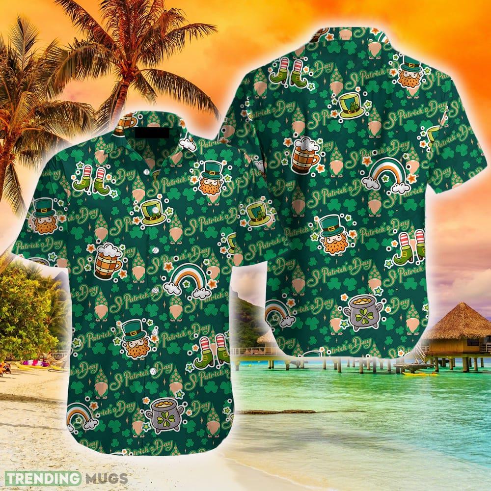 Happy St. Patrick's Day Hawaiian Shirt Summer For Men And Women Hula Hawaiian Shirt Happy St. Patrick's Day Hawaiian Shirt Summer For Men And Women Hula Hawaiian Shirt