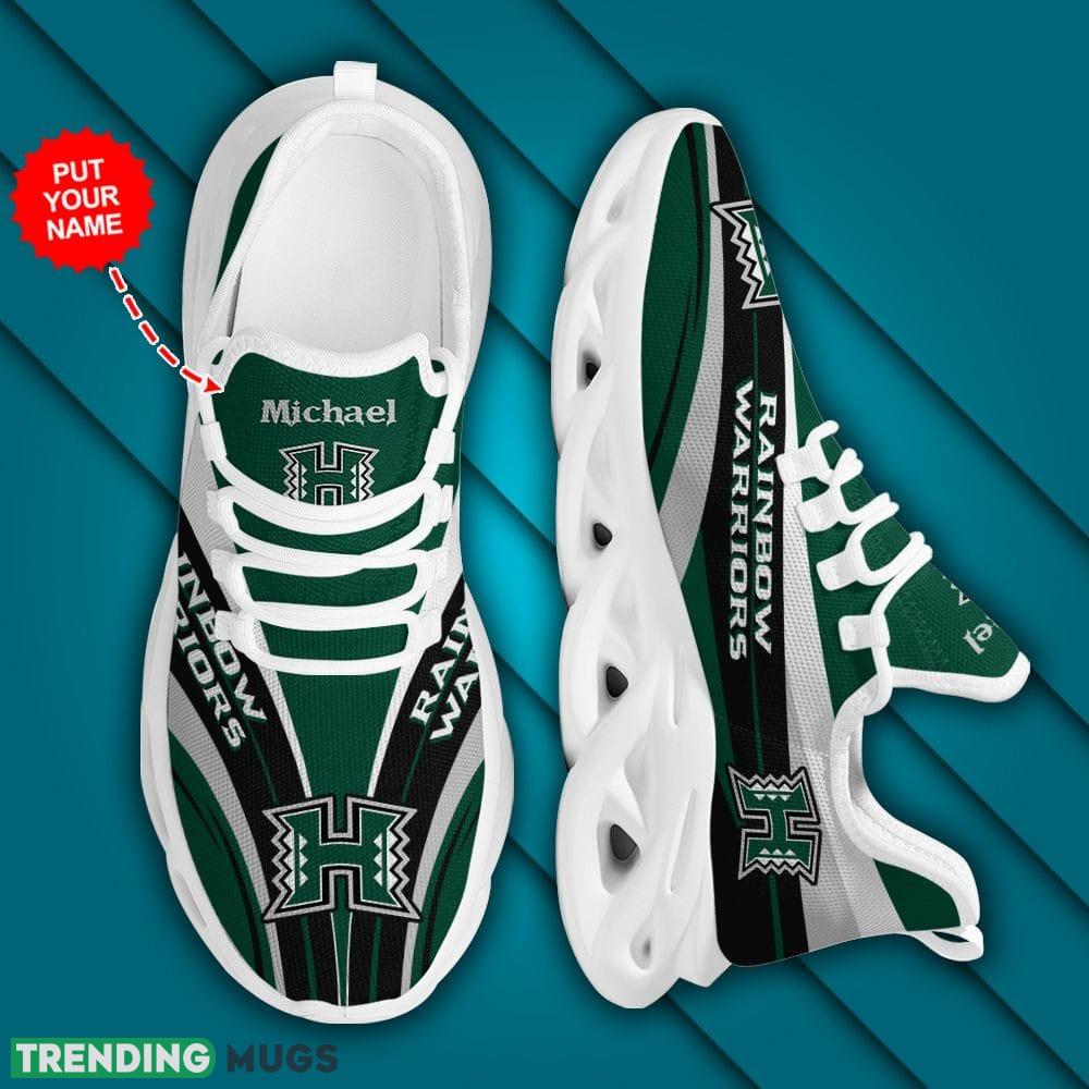 Hawaii Rainbow Warriors Coconut Custom Name Max Soul Shoes Luxury NCAA2 Clunky For Men Women Gift Sneakers For Fans - Hawaii Rainbow Warriors Shoes Max Soul Luxury NCAA2_1 Hawaii Rainbow Warriors Coconut Custom Name Max Soul Shoes Luxury NCAA2 Clunky For Men Women Gift Sneakers For Fans - Hawaii Rainbow Warriors Shoes Max Soul Luxury NCAA2_1