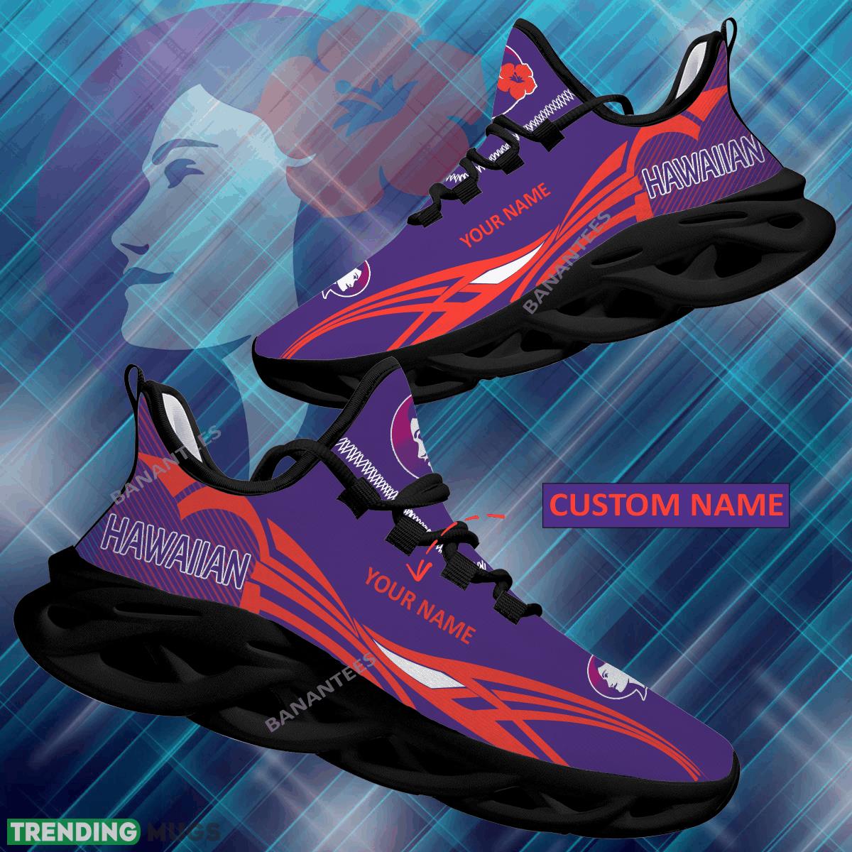 Hawaiian Airlines Max Soul Shoes New Personalized Streetwear Running Sneakers For Fans Gift - hawaiian airlines Max Soul Shoes Personalized Photo 1 Hawaiian Airlines Max Soul Shoes New Personalized Streetwear Running Sneakers For Fans Gift - hawaiian airlines Max Soul Shoes Personalized Photo 1