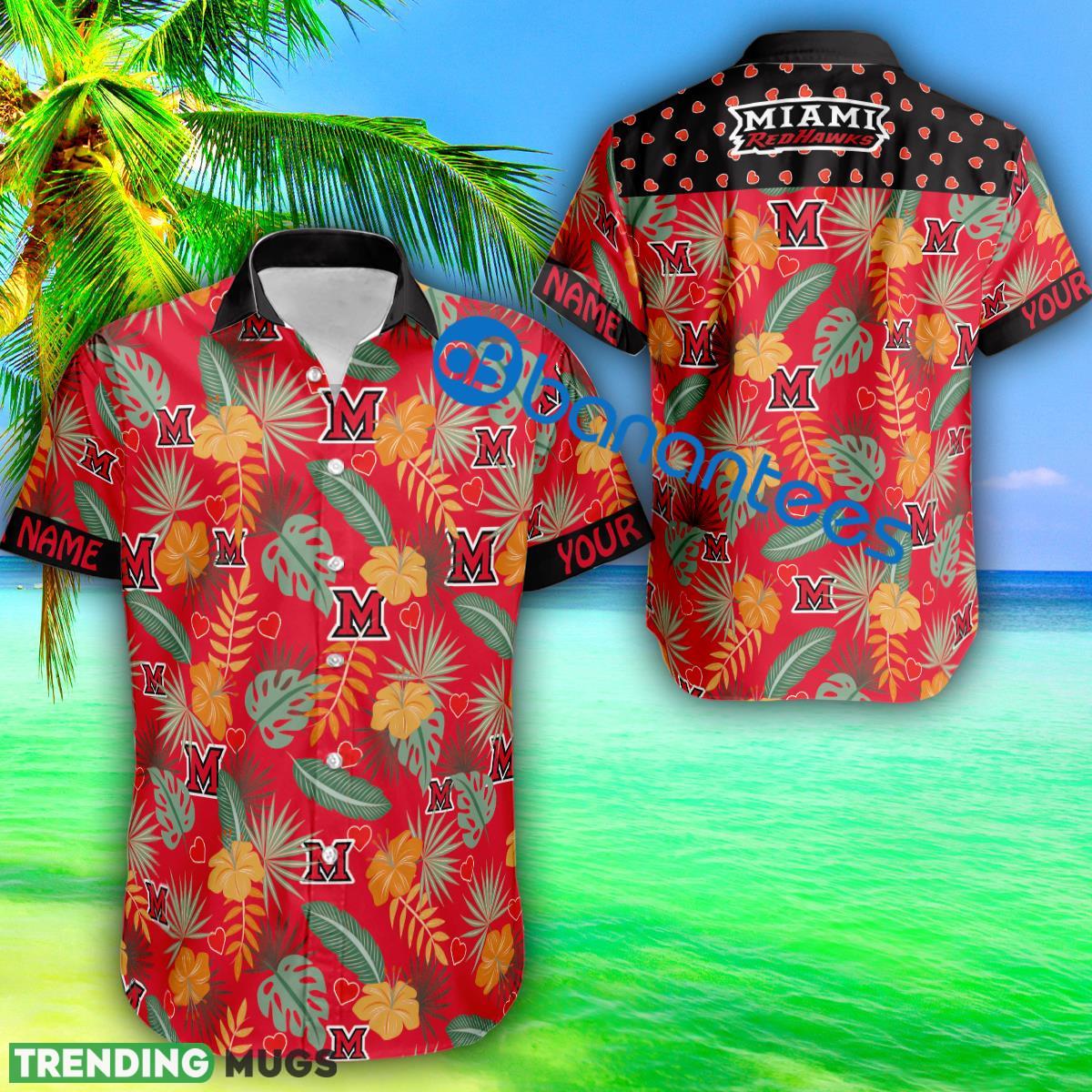 Heart Pattern Miami (OH) RedHawks Custom Name Hawaiian Shirt Gift Valentines Day - Heart Pattern Miami (OH) RedHawks Custom Name Hawaiian Shirt Gift Valentines Day Heart Pattern Miami (OH) RedHawks Custom Name Hawaiian Shirt Gift Valentines Day - Heart Pattern Miami (OH) RedHawks Custom Name Hawaiian Shirt Gift Valentines Day