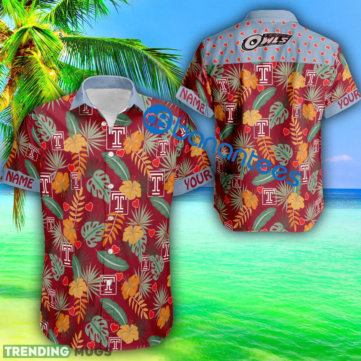 Heart Pattern Temple Owls Custom Name Hawaiian Shirt Gift Valentines - Heart Pattern Temple Owls Custom Name Hawaiian Shirt Gift Valentines Heart Pattern Temple Owls Custom Name Hawaiian Shirt Gift Valentines - Heart Pattern Temple Owls Custom Name Hawaiian Shirt Gift Valentines
