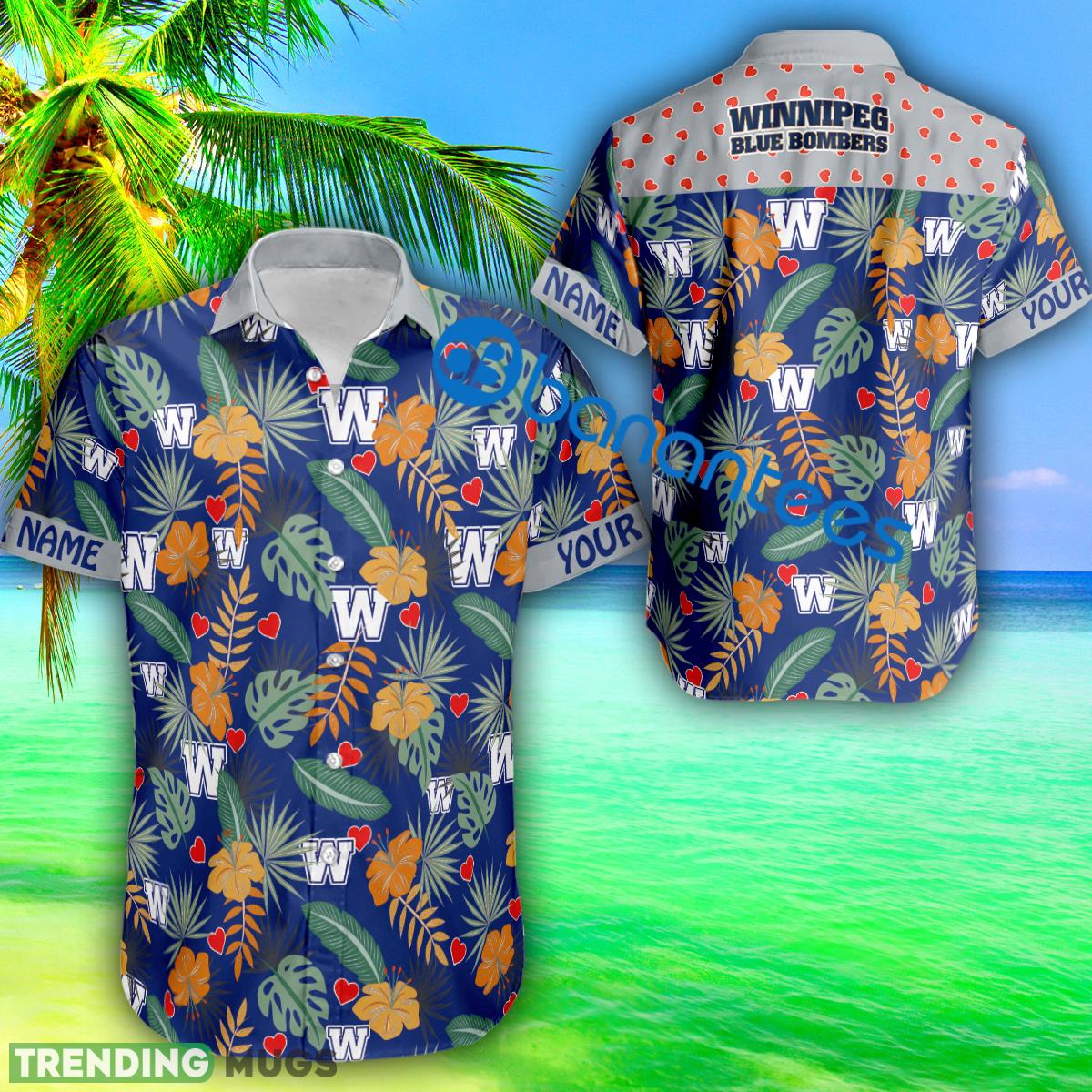 Heart Pattern Winnipeg Blue Bombers Custom Name Hawaiian Shirt AOP Gift Valentines - Heart Pattern Winnipeg Blue Bombers Custom Name Hawaiian Shirt AOP Gift Valentines Heart Pattern Winnipeg Blue Bombers Custom Name Hawaiian Shirt AOP Gift Valentines - Heart Pattern Winnipeg Blue Bombers Custom Name Hawaiian Shirt AOP Gift Valentines