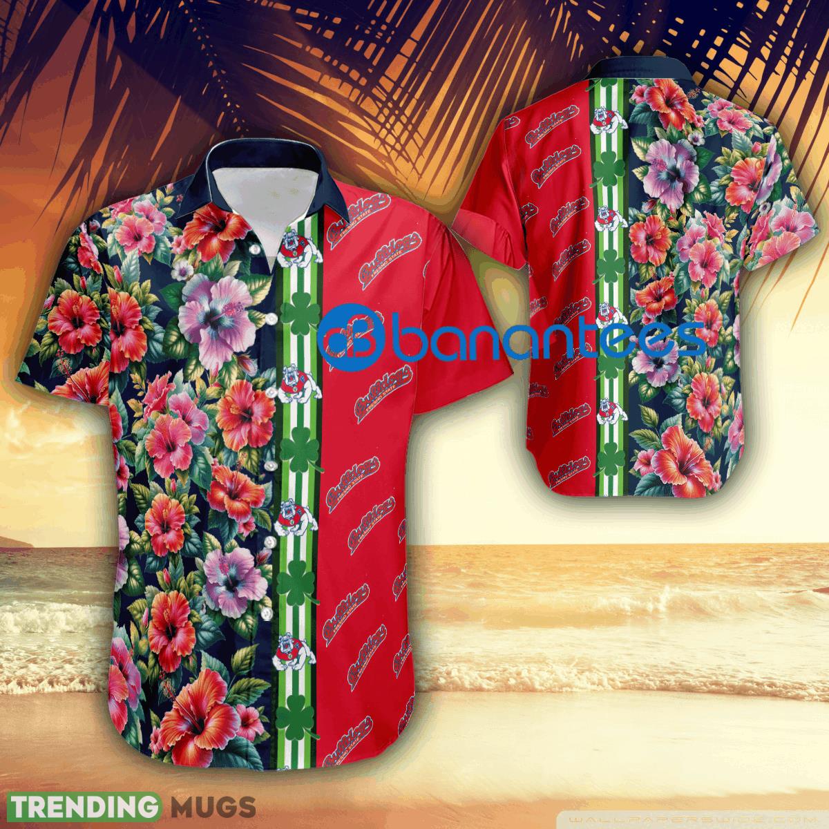Hibiscus Flower Fresno State Bulldogs Patricks Day Hawaiian Shirt For Beach - Hibiscus Flower Fresno State Bulldogs Patricks Day Hawaiian Shirt For Beach Hibiscus Flower Fresno State Bulldogs Patricks Day Hawaiian Shirt For Beach - Hibiscus Flower Fresno State Bulldogs Patricks Day Hawaiian Shirt For Beach