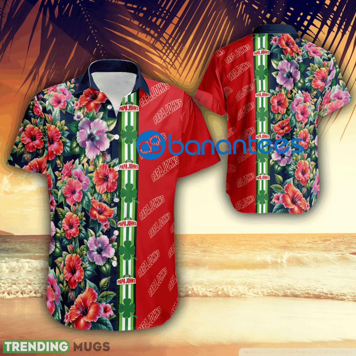 Hibiscus Flower Papa John's Pizza Patricks Day Hawaiian Shirt Short Sleeve For Men And Women Hawaiian Shirt Hibiscus Flower Papa John's Pizza Patricks Day Hawaiian Shirt Short Sleeve For Men And Women - Hibiscus Flower Papa John's Pizza Patricks Day Hawaiian Shirt Short Sleeve For Men And Women