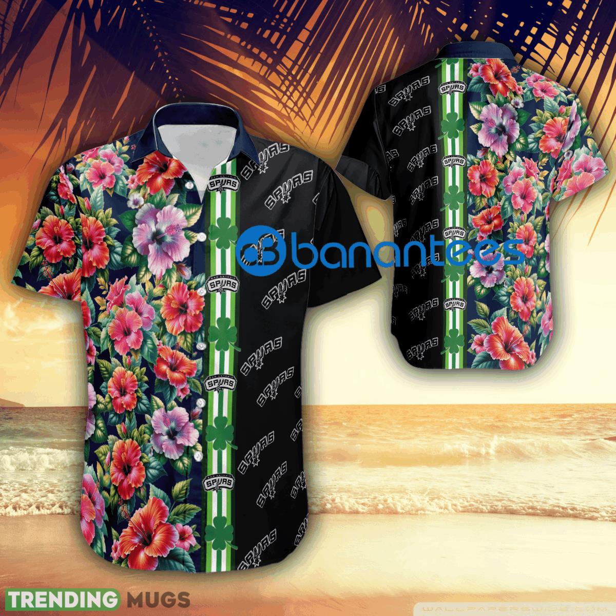 Hibiscus Flower San Antonio Spurs Patricks Day 3D Hawaiian Shirt For Men And Women - Hibiscus Flower San Antonio Spurs Patricks Day 3D Hawaiian Shirt For Men And Women Hibiscus Flower San Antonio Spurs Patricks Day 3D Hawaiian Shirt For Men And Women - Hibiscus Flower San Antonio Spurs Patricks Day 3D Hawaiian Shirt For Men And Women