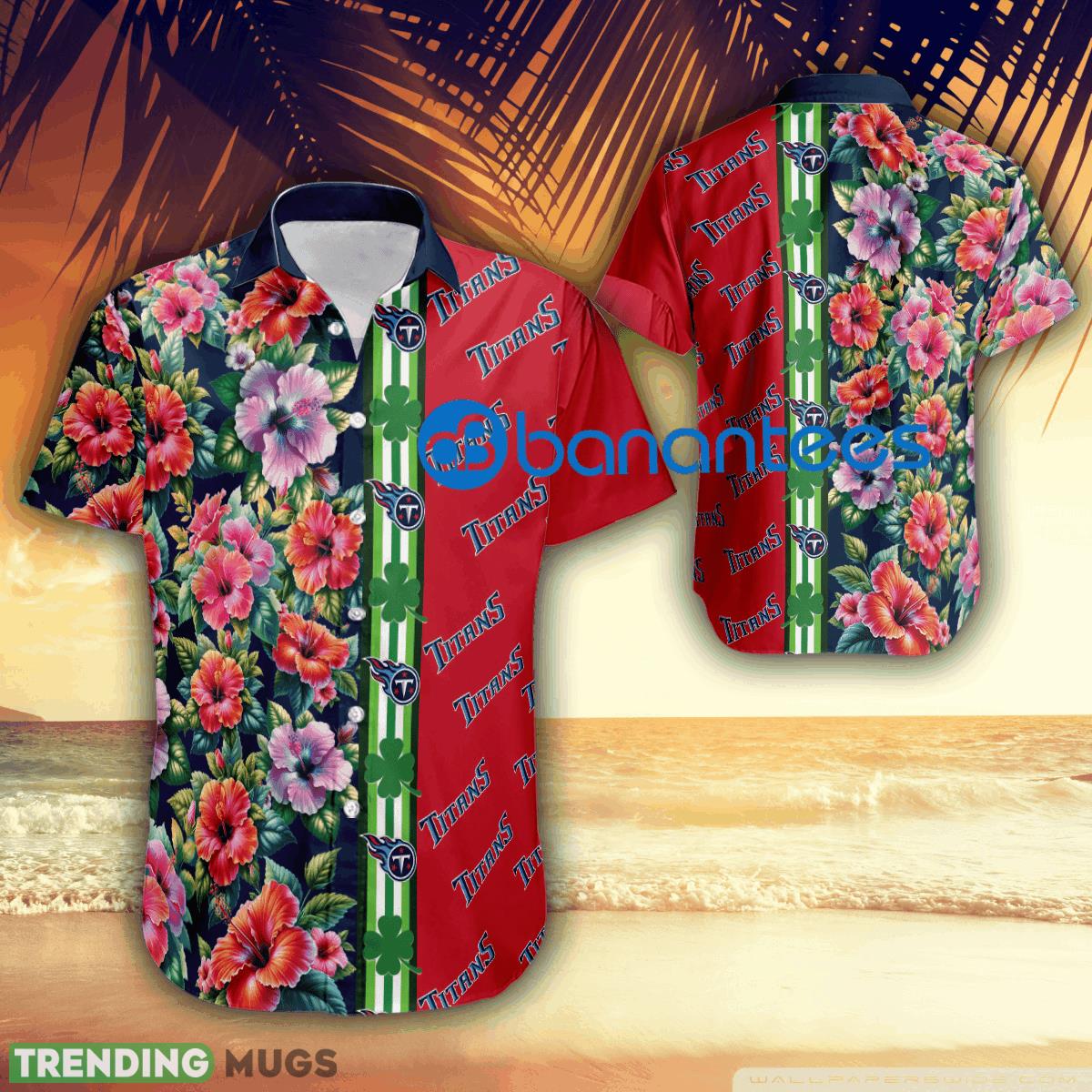 Hibiscus Flower Tennessee Titans Patricks Day Hawaiian Shirt AOP For Beach - Hibiscus Flower Tennessee Titans Patricks Day Hawaiian Shirt AOP For Beach Hibiscus Flower Tennessee Titans Patricks Day Hawaiian Shirt AOP For Beach - Hibiscus Flower Tennessee Titans Patricks Day Hawaiian Shirt AOP For Beach